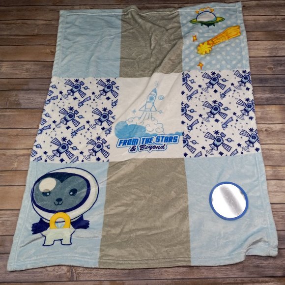 My Baby Blanket From The Stars And Beyond Interactive Sensory Play Mat Teething - Picture 1 of 9